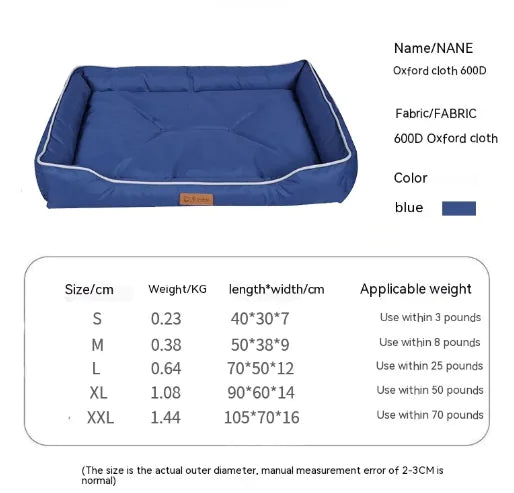 Bite-Resistant Waterproof Dog Mat – Durable, Chew-Proof Pet Bed for Indoor & Outdoor Use